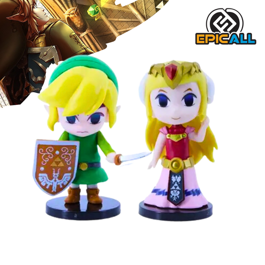 Gachapones The Legend Of Zelda : Ocarine Of Time - Link y Zelda (V1)