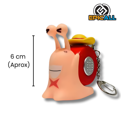 Llavero Den Den Mushi De Luffy Con Sonido - One Piece