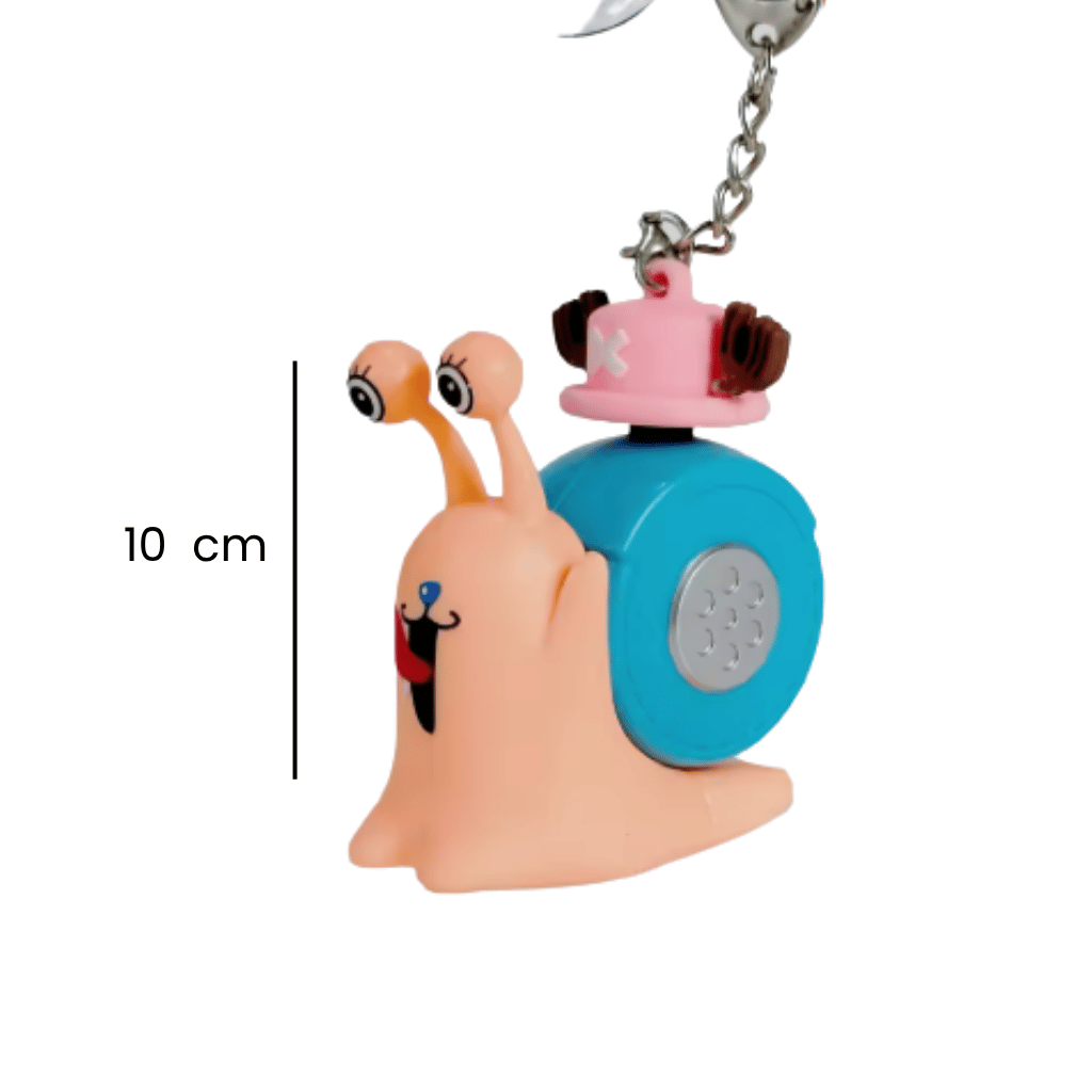 Llavero Den Den Mushi Tony Chopper con Sonido 10 cm - One Piece
