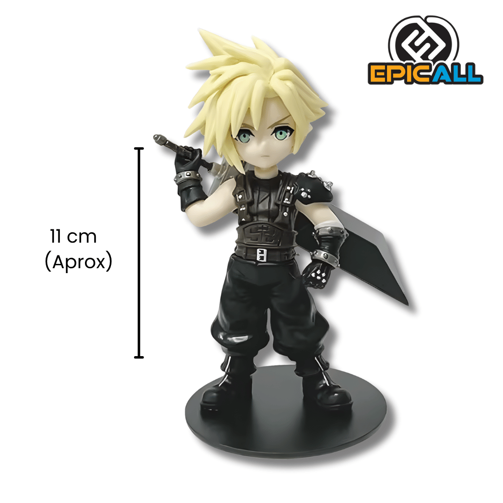 Mini Figuras Estatua Cloud - Final Fantasy 7
