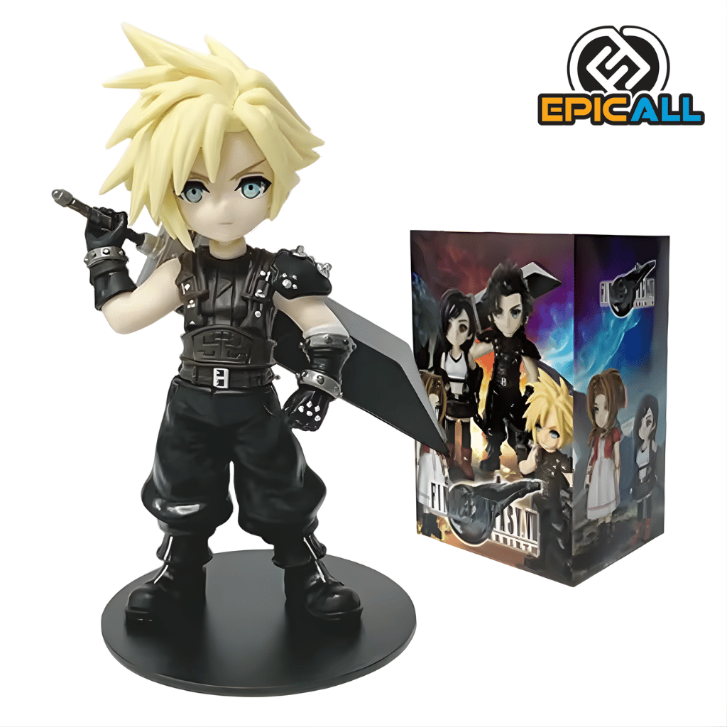 Mini Figuras Estatua Cloud - Final Fantasy 7