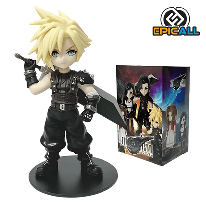 Mini Figuras Estatua Cloud - Final Fantasy 7