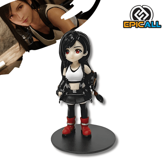 Mini Figuras Estatua Tifa Lockhart - Final Fantasy 7