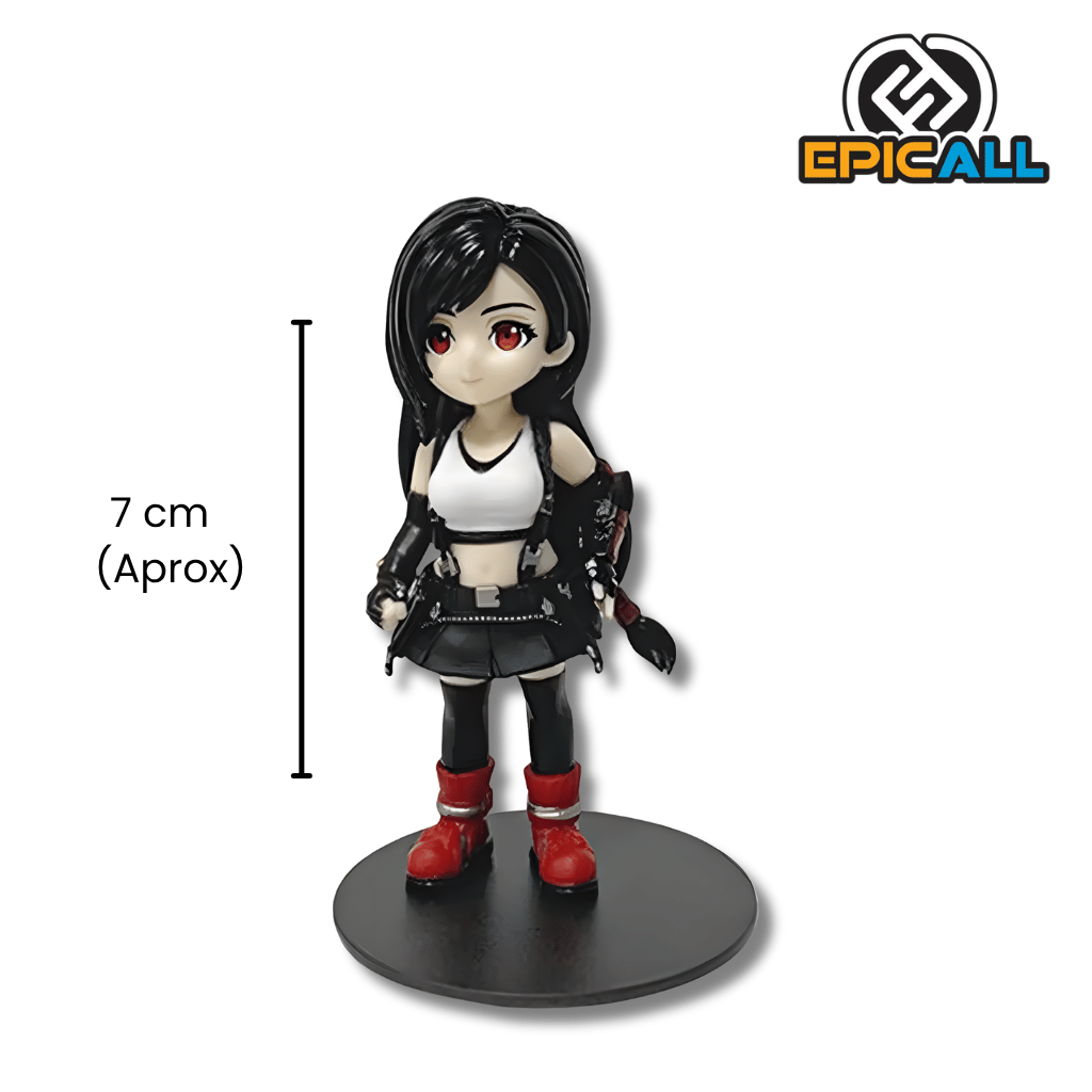 Mini Figuras Estatua Tifa Lockhart - Final Fantasy 7