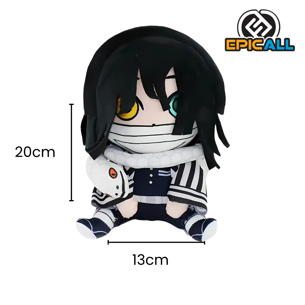 Peluche Obanai - Pilar de la Serpiente (20 cm) - Demon Slayer