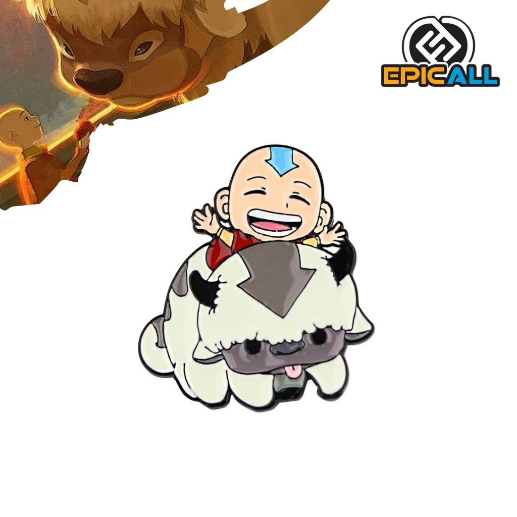 Pin metalico Aang W/ Appa- Avatar Nickelodeon #132