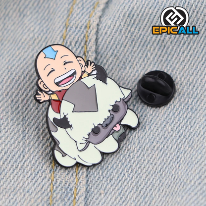 Pin metalico Aang W/ Appa- Avatar Nickelodeon #132
