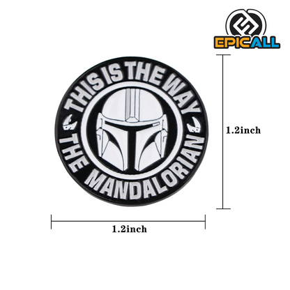 Pin Metálico Mandalorian "this is the way" - Star Wars #150