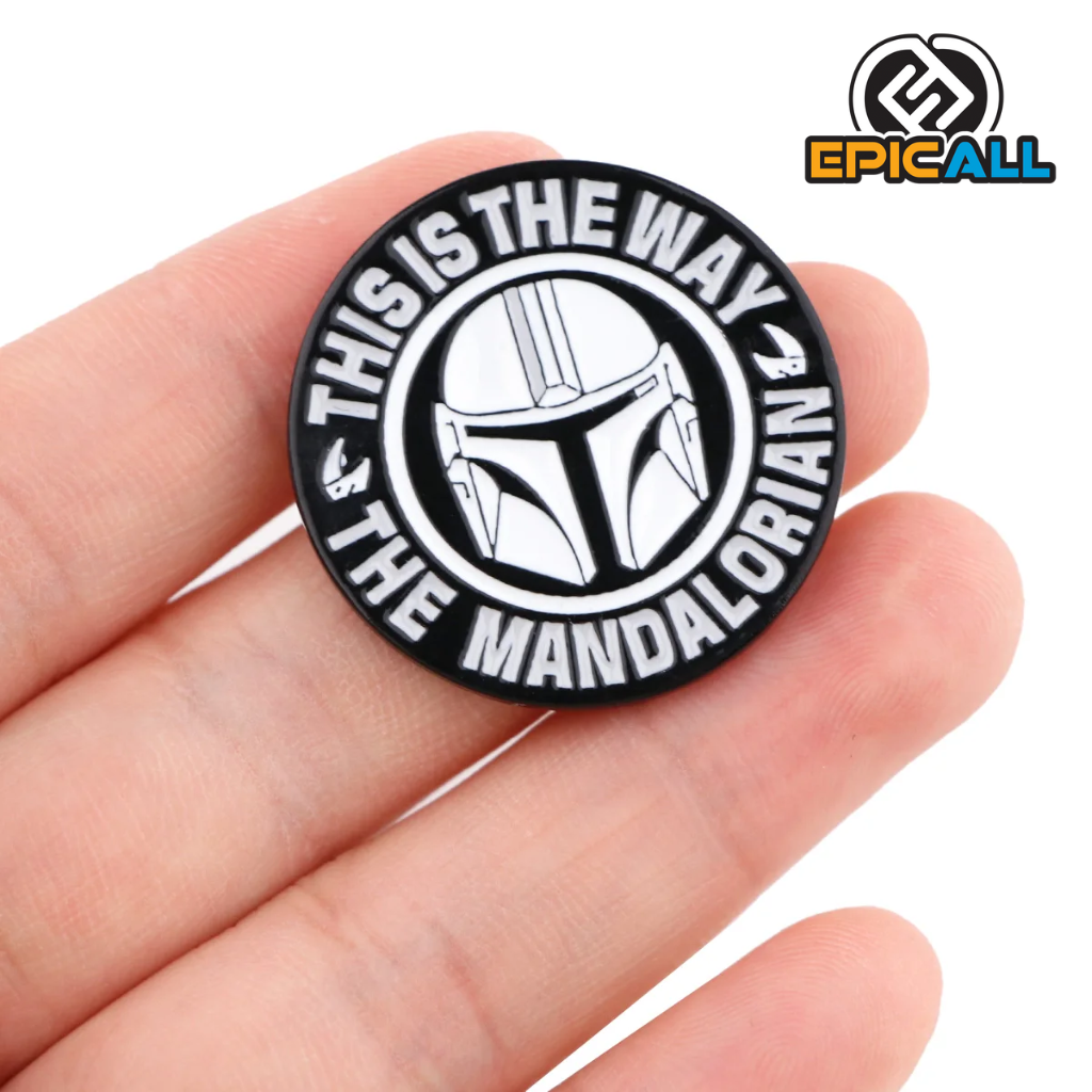 Pin Metálico Mandalorian "this is the way" - Star Wars #150