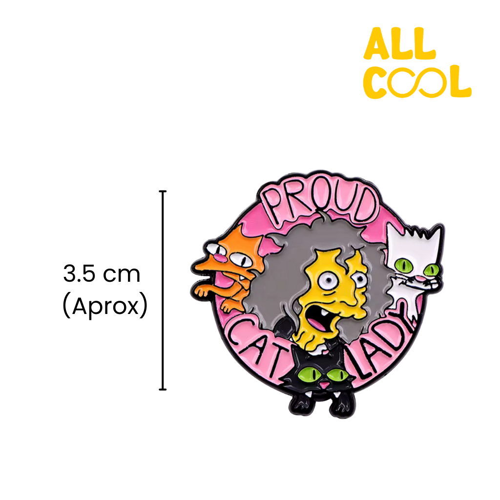 Medias aproximadas del pin metalico, 3.5cm