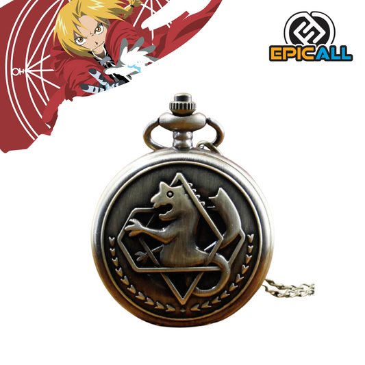 Reloj de Bolsillo de Fullmetal Alchemist - Edición Alquimista (Bronce)