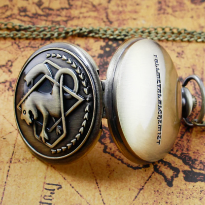 Reloj de Bolsillo de Fullmetal Alchemist - Edición Alquimista (Bronce)