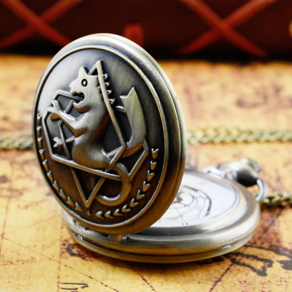 Reloj de Bolsillo de Fullmetal Alchemist - Edición Alquimista (Bronce)