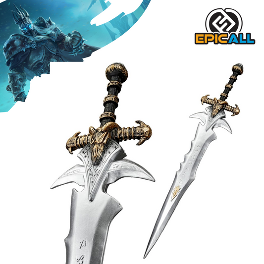 Fotografia del producto: Replica de goma eva, de la espada Frostmourne del videojuego World Of Warcraft