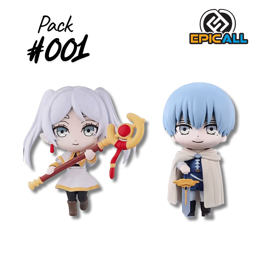 Set 2 Pack Figuras Gashapon De Frieren