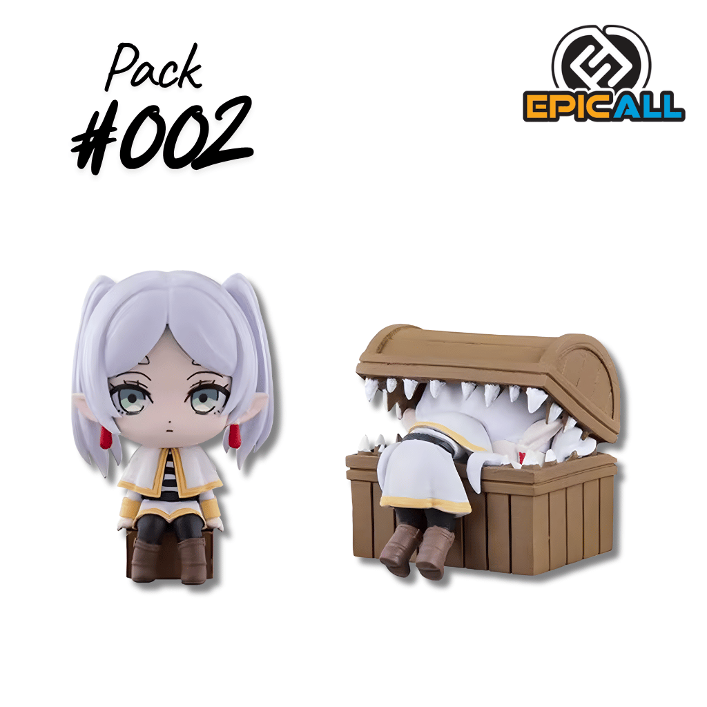 Set 2 Pack Figuras Gashapon De Frieren