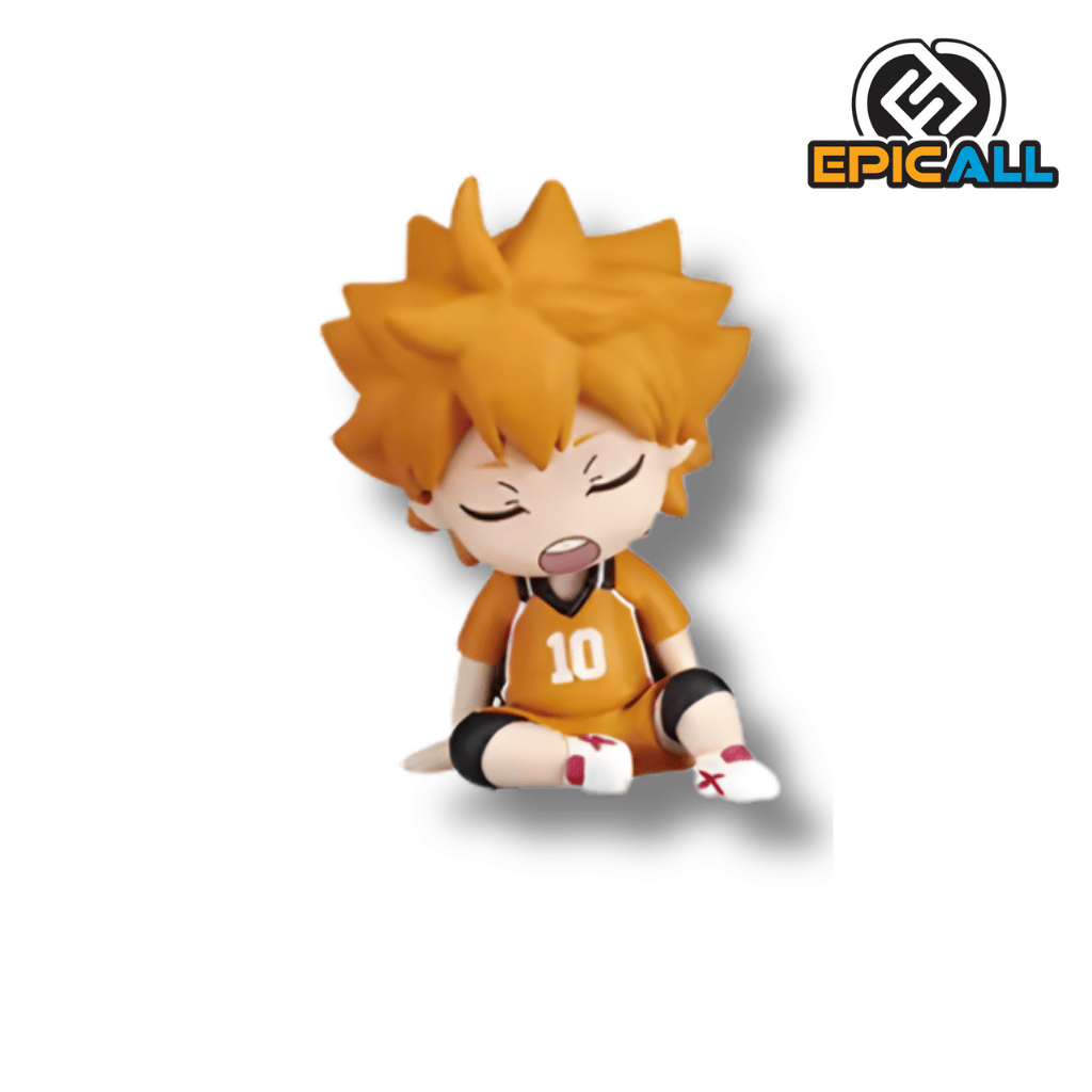 Set 3 Mini Figuras Gachapon Haikyuu Dormidos (Hinata, Kageyama, Kenma)