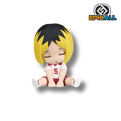 Set 3 Mini Figuras Gachapon Haikyuu Dormidos (Hinata, Kageyama, Kenma)
