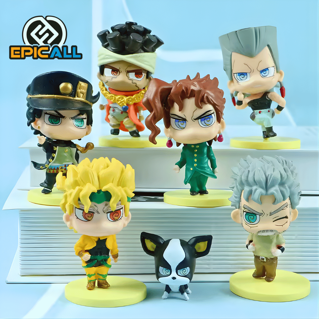 Set 7 Figuras Gashapon De Jojo's Bizarre Adventure