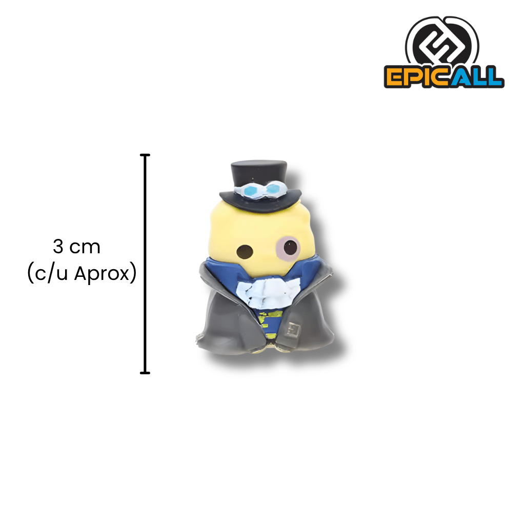 Set 8 Mini Figuras One Piece Felinos / Gatos