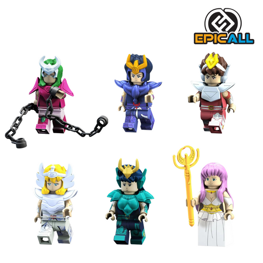 Pack Mini Figuras Blocks - Caballeros Del Zodiaco (SA-01)