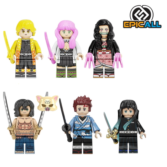 Pack Mini Figuras Blocks - Demon Slayer (SA-02)