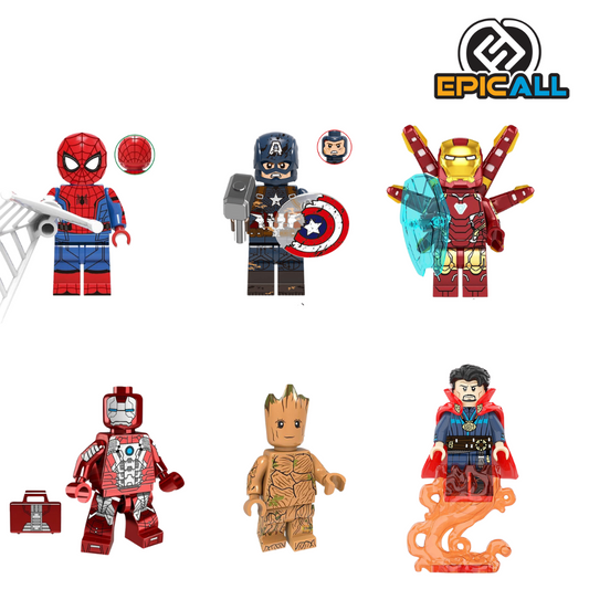 Pack Mini Figuras Blocks - The Avengers (SM-02)