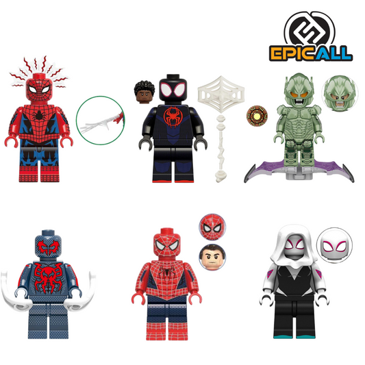 Pack Mini Figuras Blocks - Spiderman (SM-03)