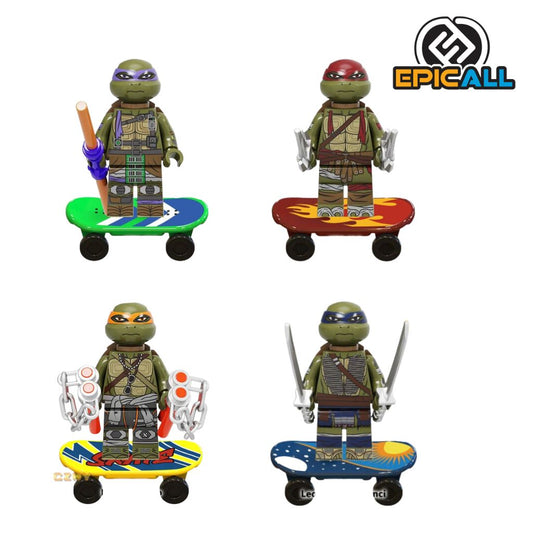 Pack Mini Figuras Blocks - Tortugas Ninja (SJ-02)