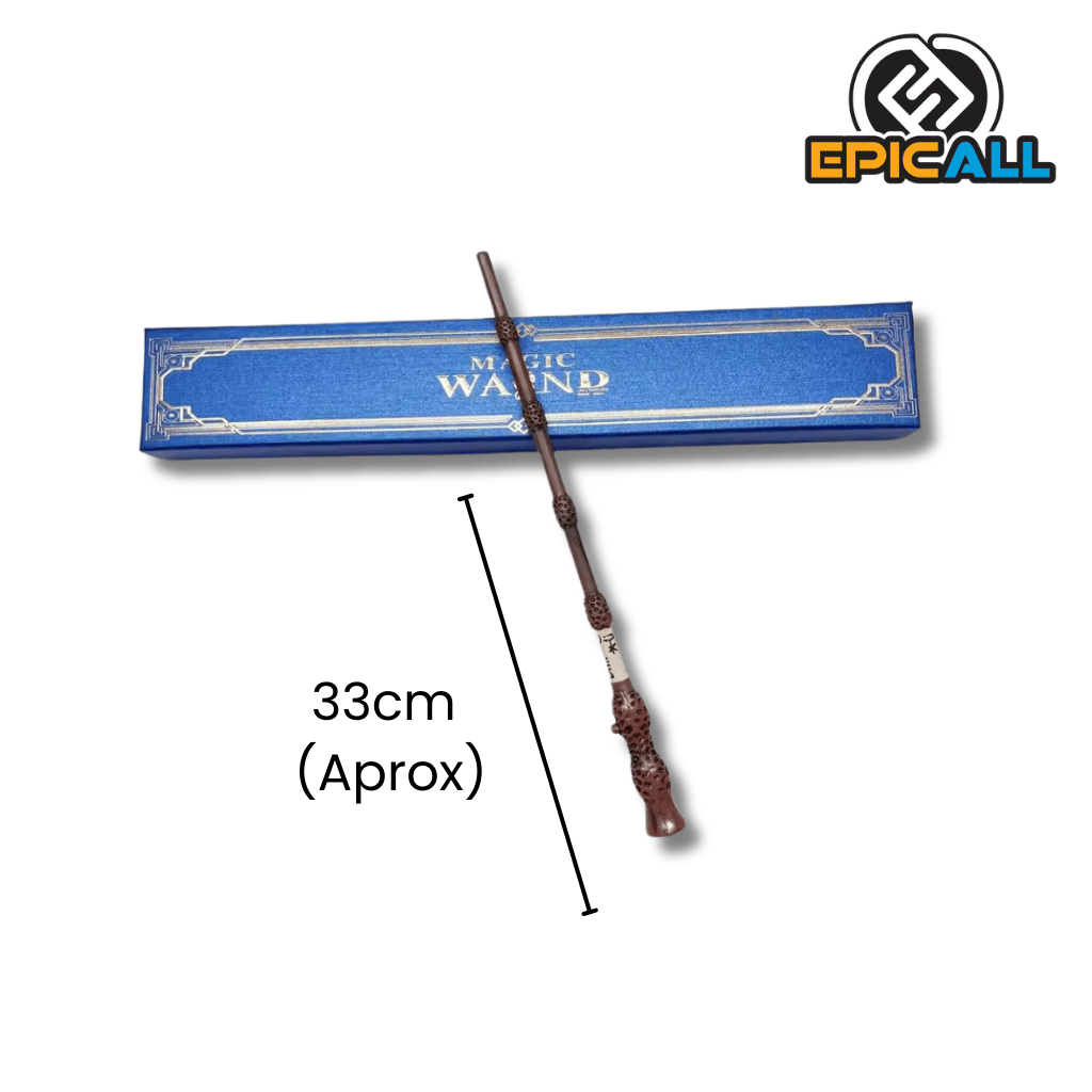 Medidas de la varita, 33cm de largo